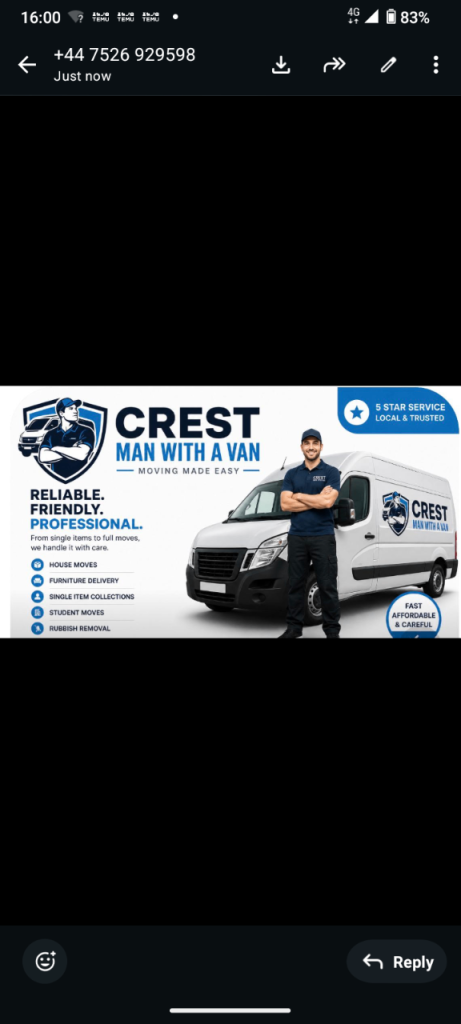 Man WITH A VAN DUNDEE ANGUS CHEAP PRICES AVAILABLE