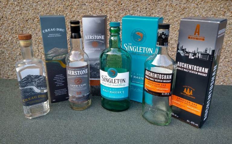 Empty Single Malt Whisky Bottles - 7/8 in cases
