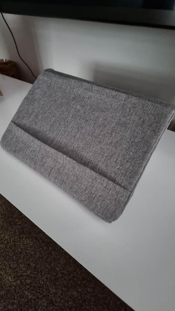 Tablet Holder Grey Foldable Cushion Brand New