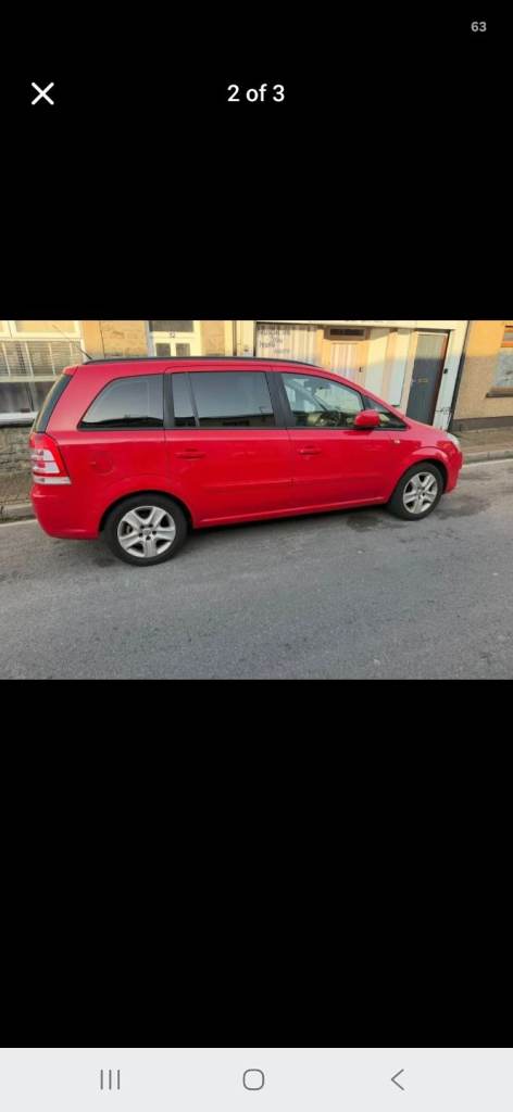 Vauxhall, ZAFIRA, MPV, 2013, Manual, 1598 (cc), 5 doors