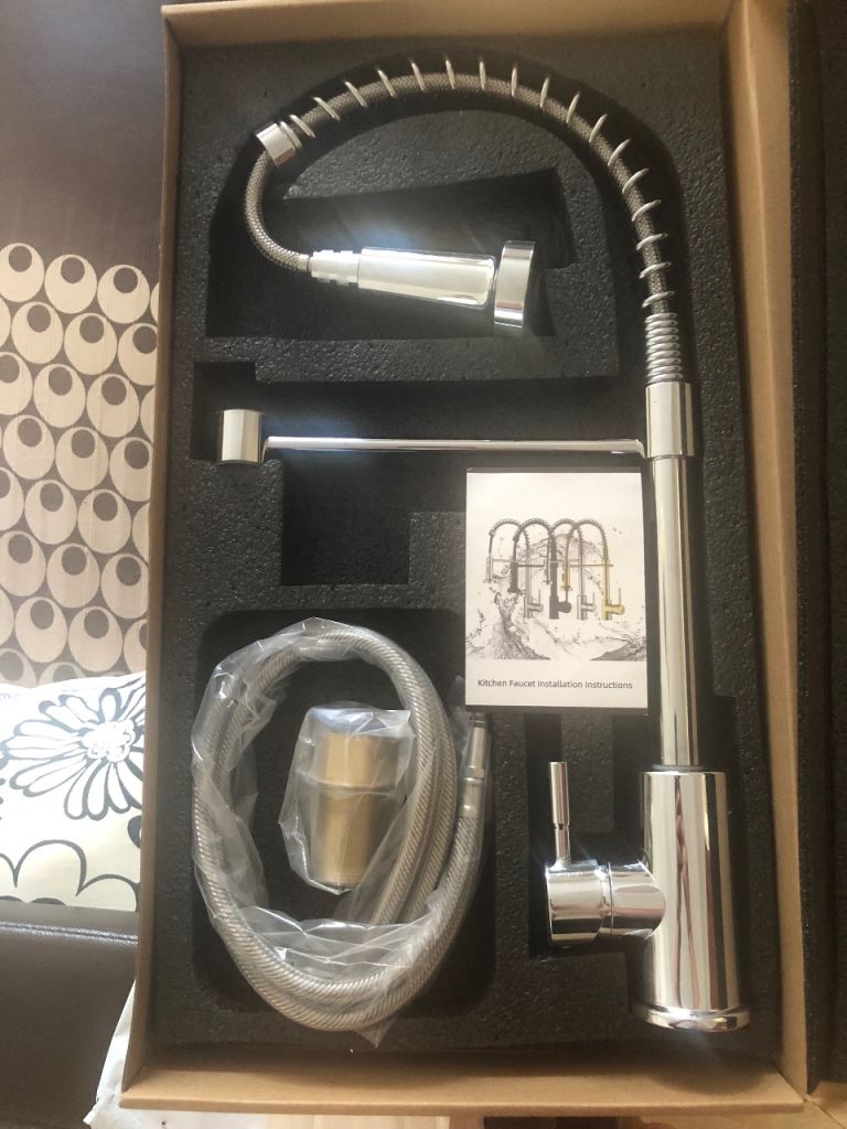 New Chrome Kitchen Mixer Tap 