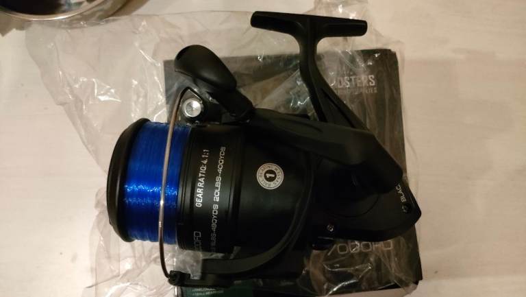 14 ft lidster Atlantic Ocean 420 sea fishing rod with a lidster black Pro 7000 FD reel