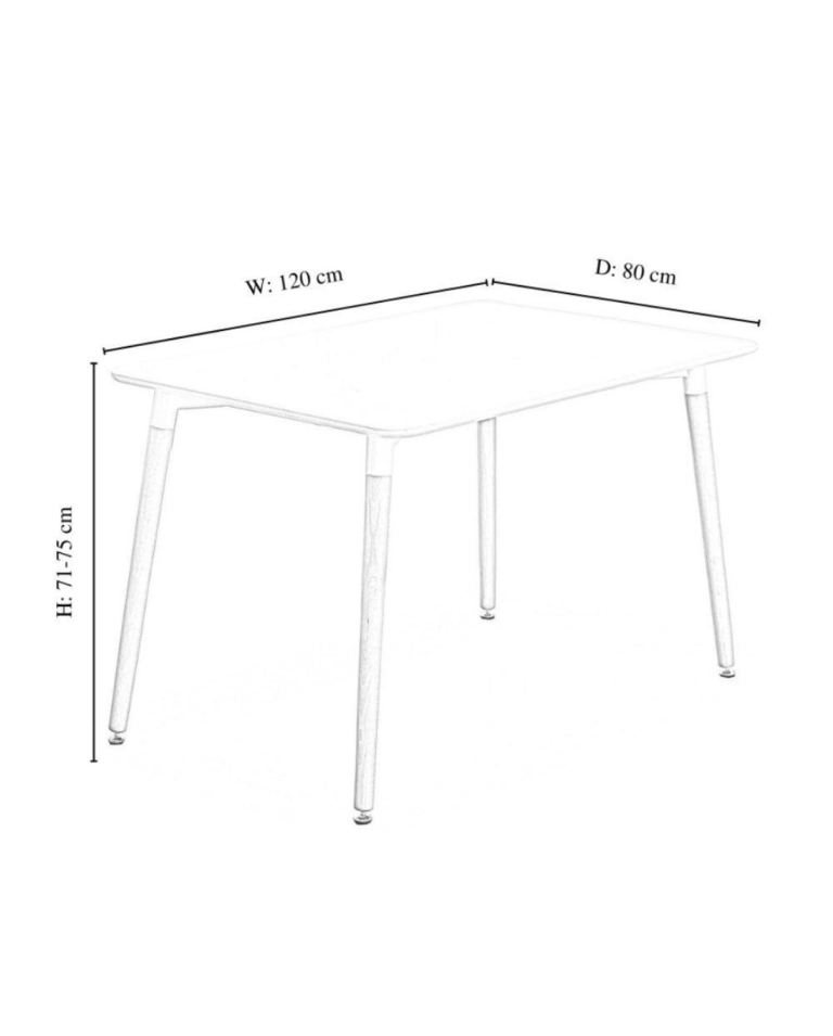 Dining table for 4 people