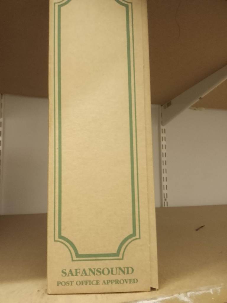 Safansound Post Office Approved Cardboard Sleeves