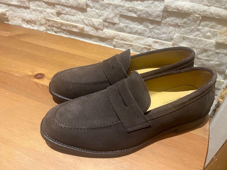 Charles Tyrwhitt Brown Suede Loafers – As Good As New