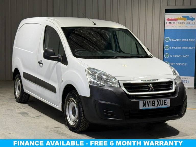2018 18 PEUGEOT PARTNER 1.6 BLUEHDI 850 SE PANEL VAN 4DR DIESEL MANUAL L1 (S/S) 