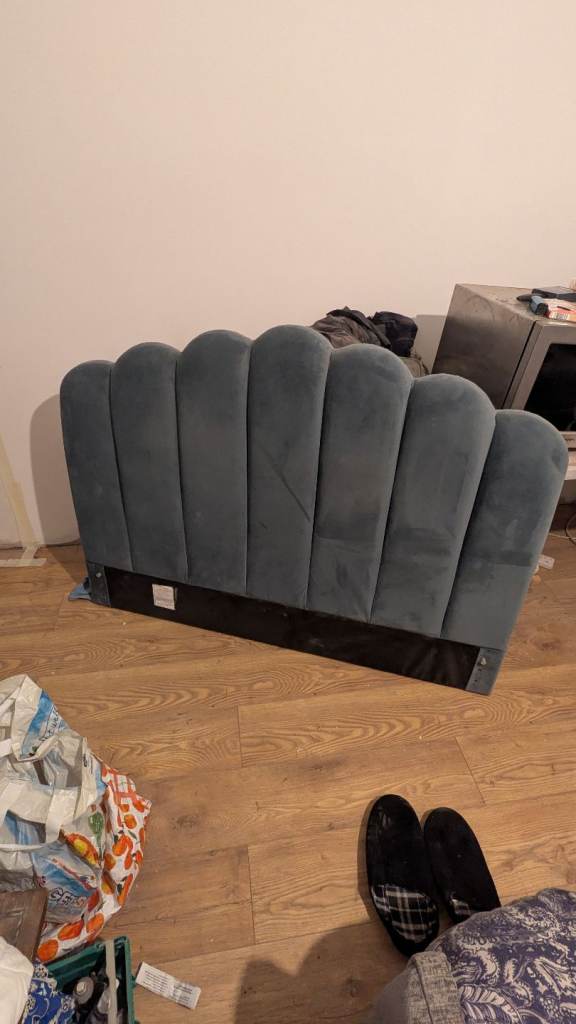 Shell Style Suede Headboard 