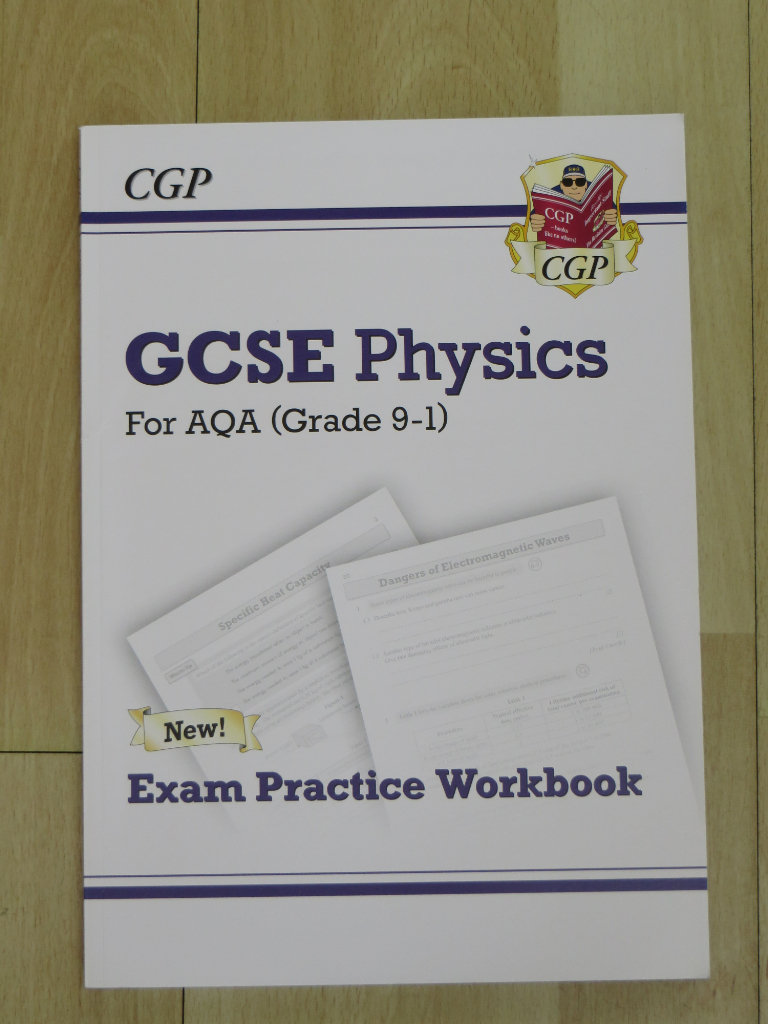 NEW: CGP AQA GCSE Physics Exam Practice Workbook IMMACULATE CONDITION