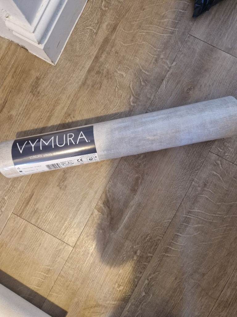Vymura Grey Wallpaper Roll – New, Unopened
