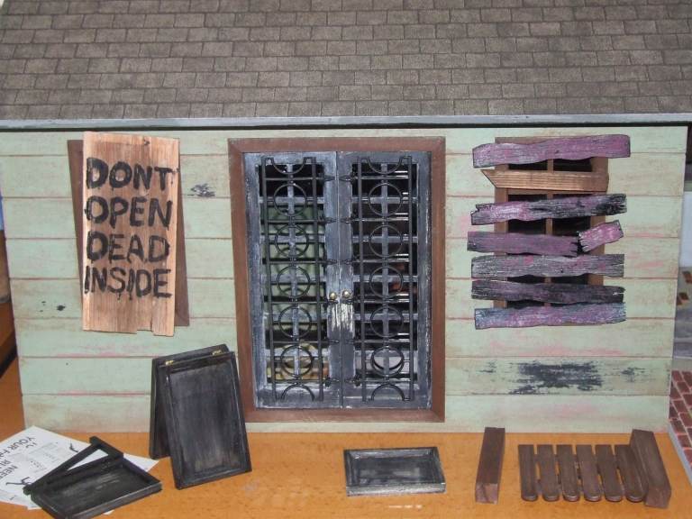 1/12 Dolls House Diorama Walking Dead Action Figures Emporium 12th Scale