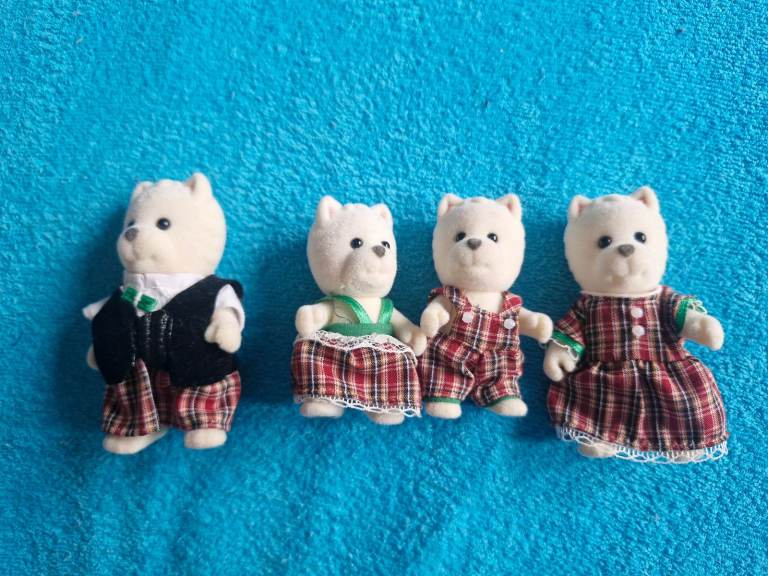 Sylvanian families Scottish Terriers Dog family 