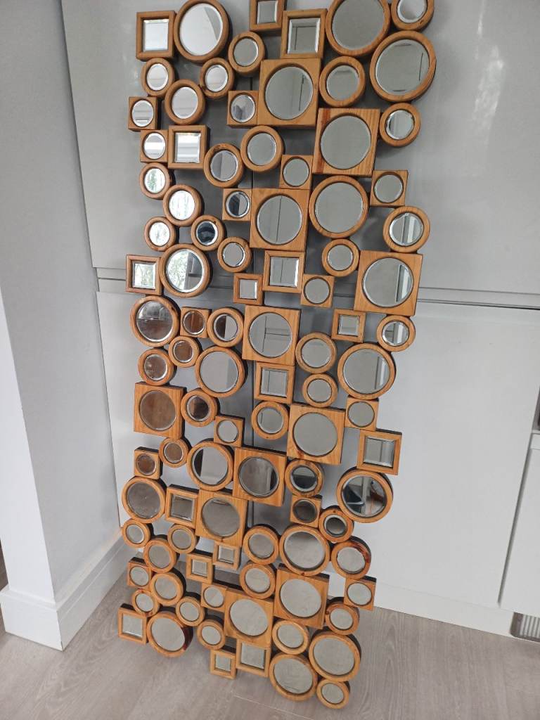 Mirror Wall Large 1.4m x 0.6m Designer