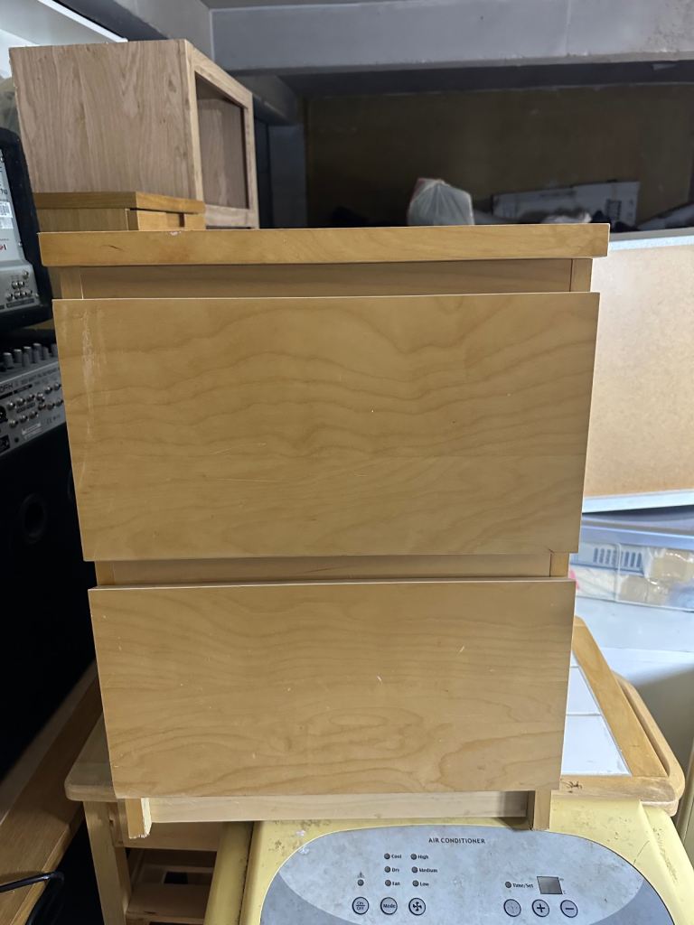 IKEA bedside ( birch ) 