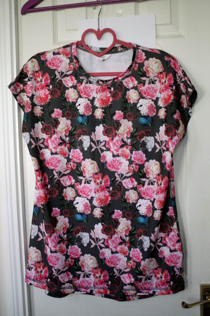 Women's Cotton Traders Short Sleeve Flora Tunic size 14