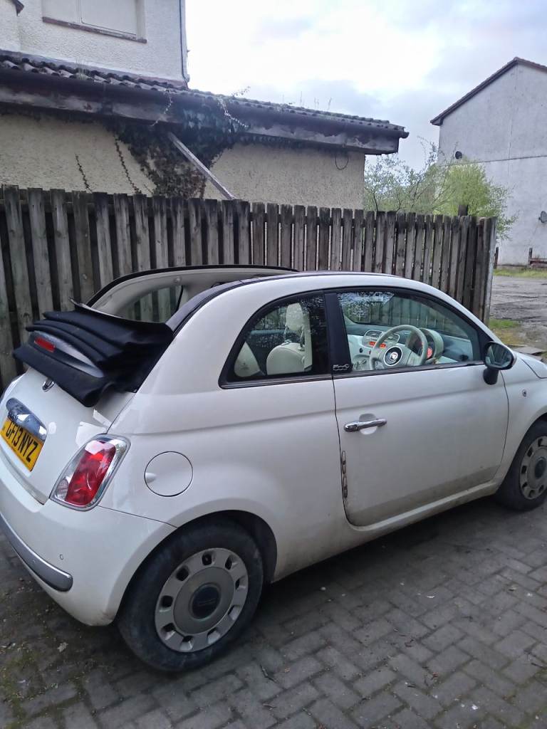 Fiat, 500, Convertible, 2013, Manual, 1242 (cc), 3 doors
