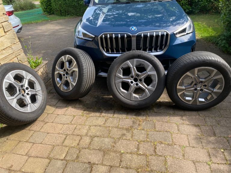 BMW 18 inch alloy wheels with tyres (originally fitted BMW X1 x Drive 30E Line)