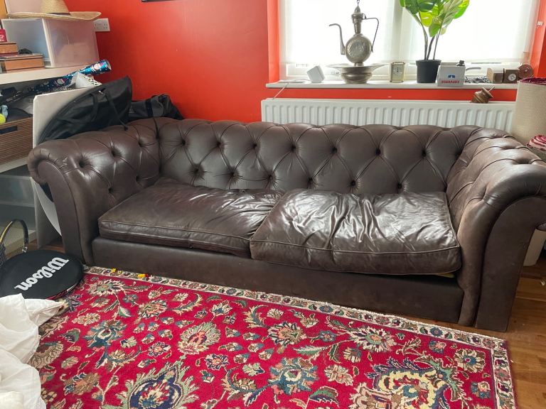 Leather Chesterfield Sofa