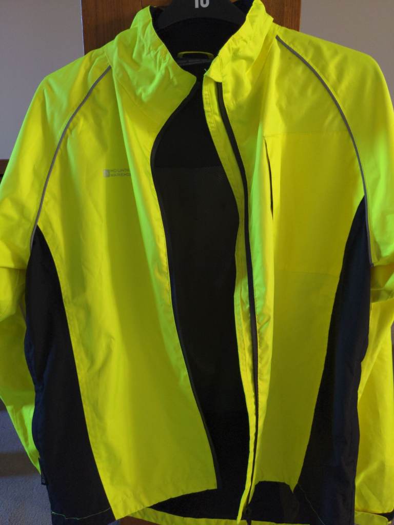 Bright Yellow Cycling Jacket - Good Condition