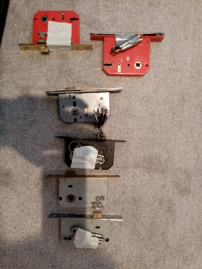 Second hand locks with keys from £5