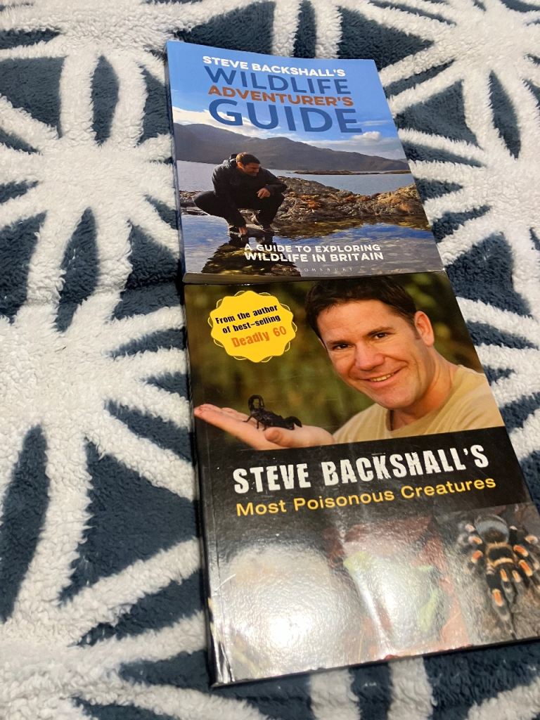 STEVE BACKSHALL BOOKS X 2
