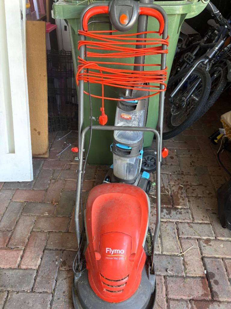Lawnmower flymo hover vac 250