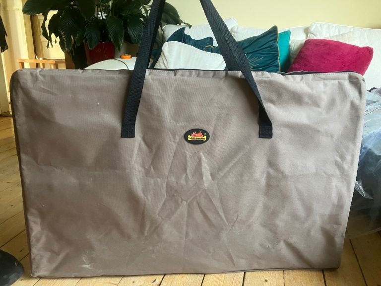 Large collapsible fabric dog crate 