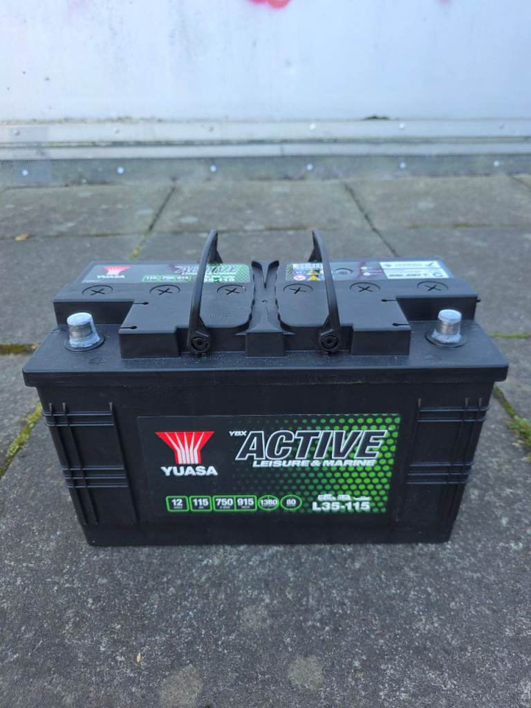 2x 115ah Yuasa Leisure batteries 