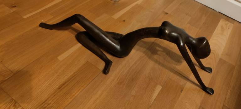 contemporary  bronze metal type modern art statue  