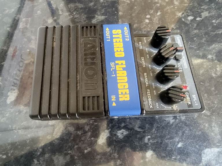 Arion Stereo Flanger Guitar Pedal