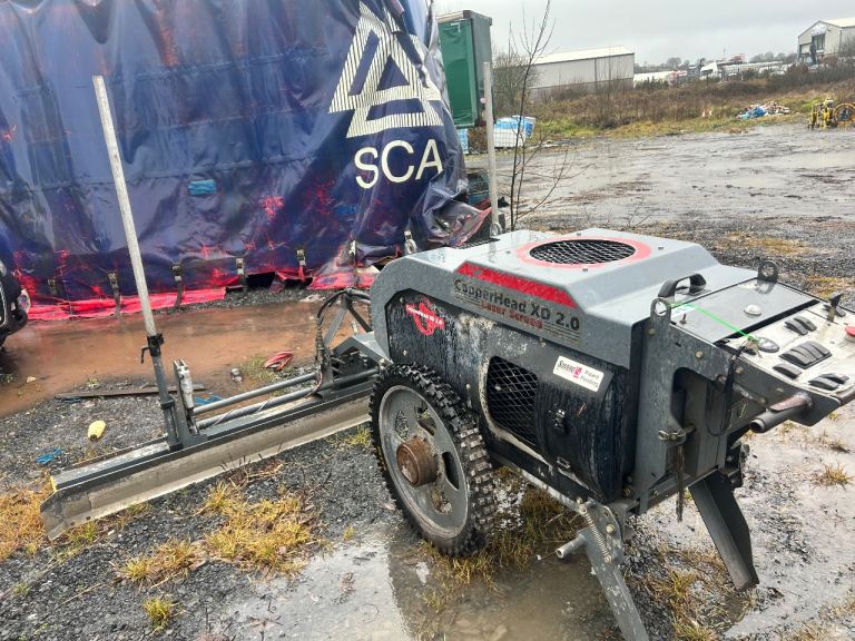 Concrete Somero lazer screed copper head . 