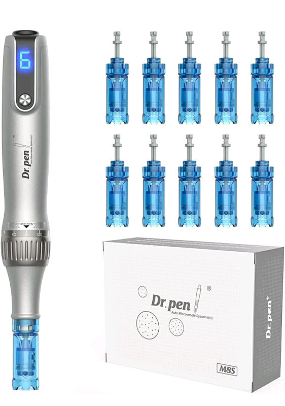 Wireless Microneedling Pen Kit, to use at home for Anti-aging Acne Sca