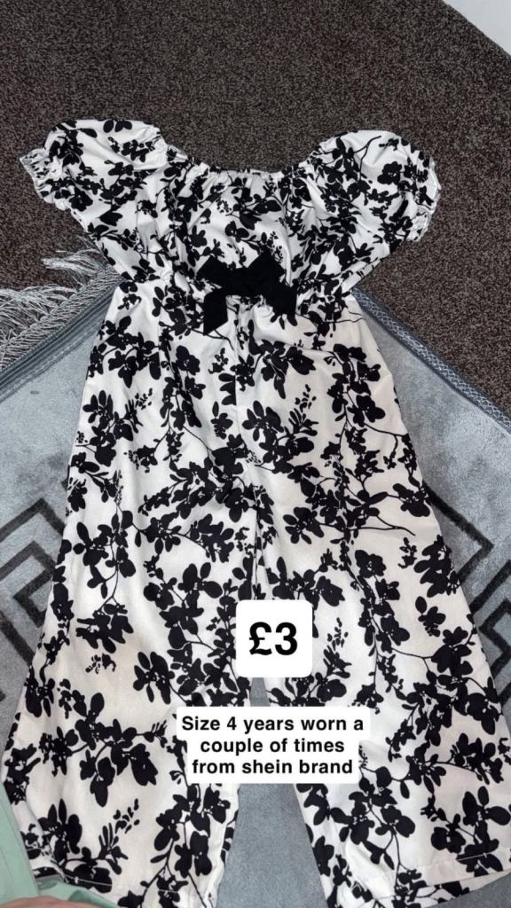 Girls jumpsuit size 4 years