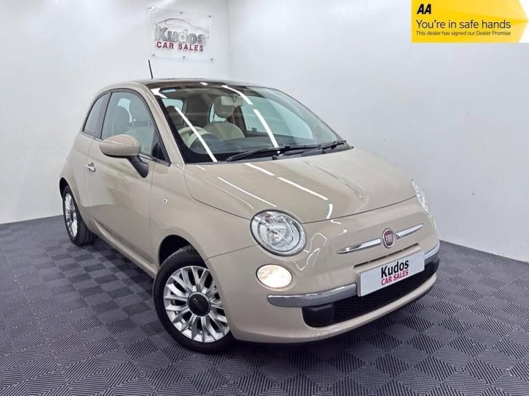 2014 Fiat 500 1.2 LOUNGE 3dr - 70000 miles **ulez** pan roof - aircon - FSH HATCHBACK Petrol Manual