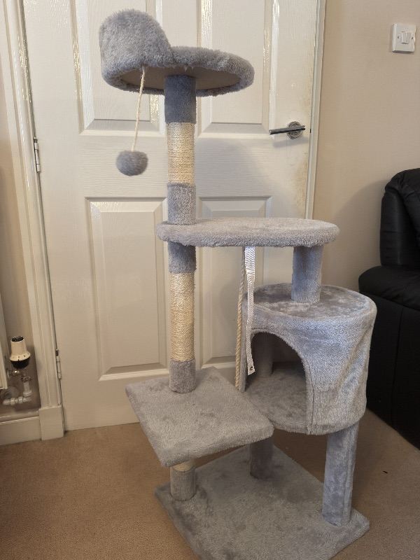 Cat scratch post tower