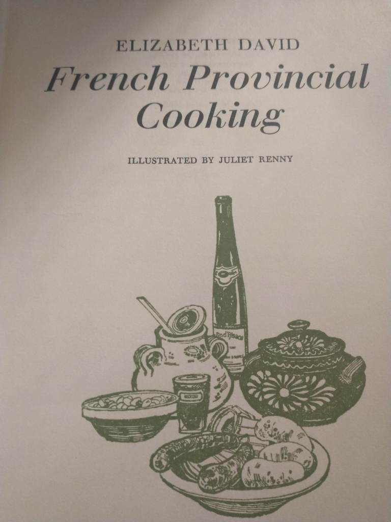 Elizabeth David French Provincial Cooking Book - Collectible