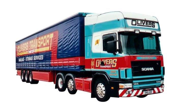 Rare Corgi Olivers Transport Scania 144L Truck – Sights & Sounds Model