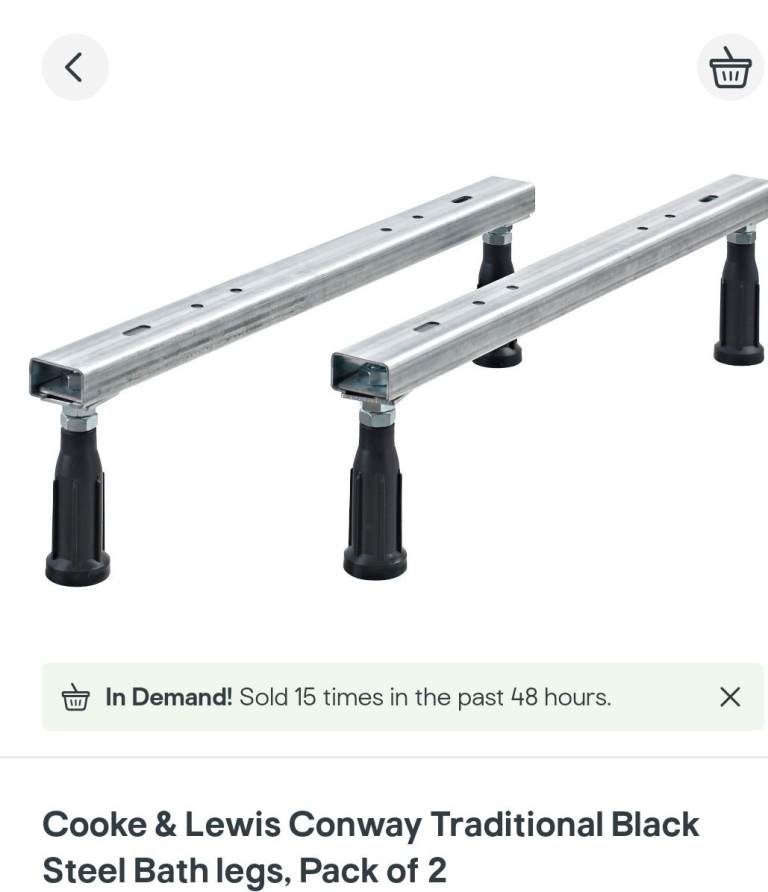 Brand new bath legs 