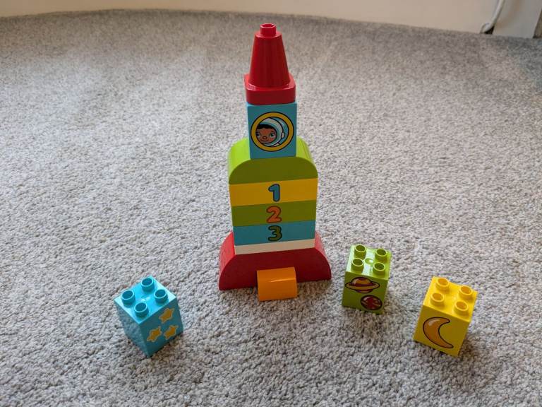 LEGO Duplo Number Train and Rocket sets – Good Condition, £10.00 for Sale