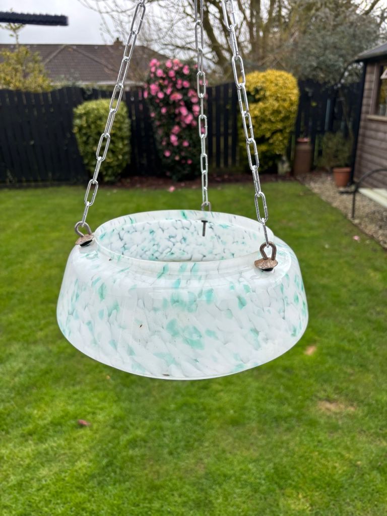 Art deco / vintage fly catcher lamp shade 