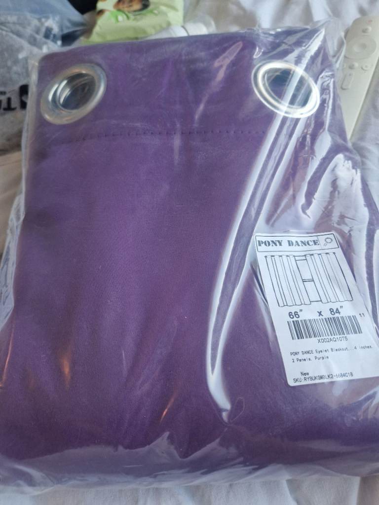 Purple Curtains, Thermal, Blackout 66 x 84