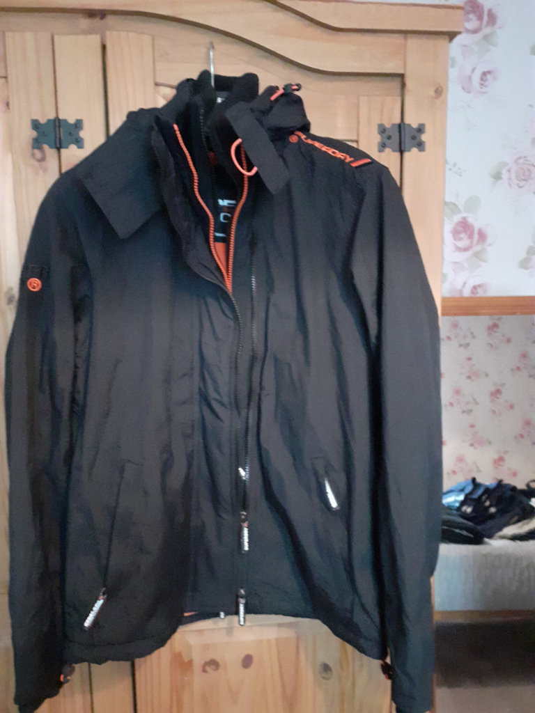 Black superdry jacket 