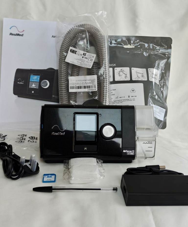 CPAP Machine Resmed 10, Warranty, Humidifier, optional Mask & Tube, Quick Delivery or Collection