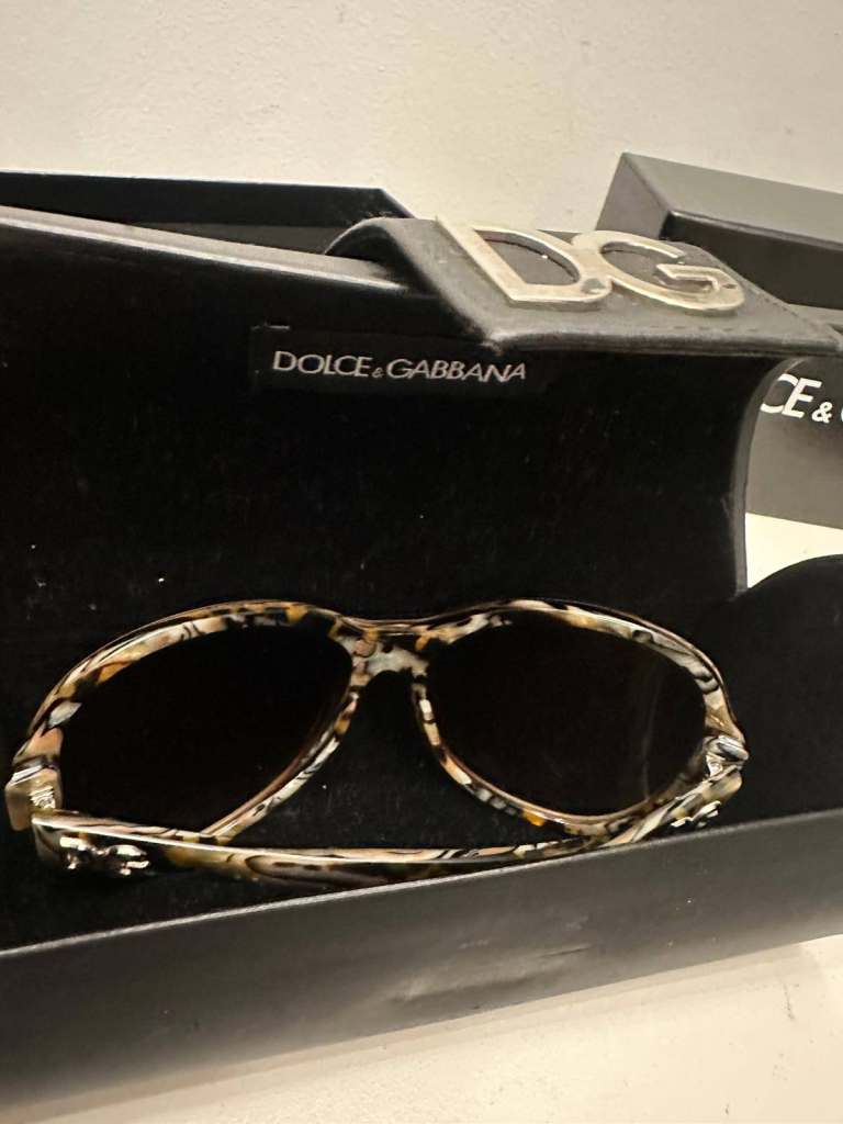 Dolce & Gabbana Women's Sunglasses – Animal Print, Good Condition