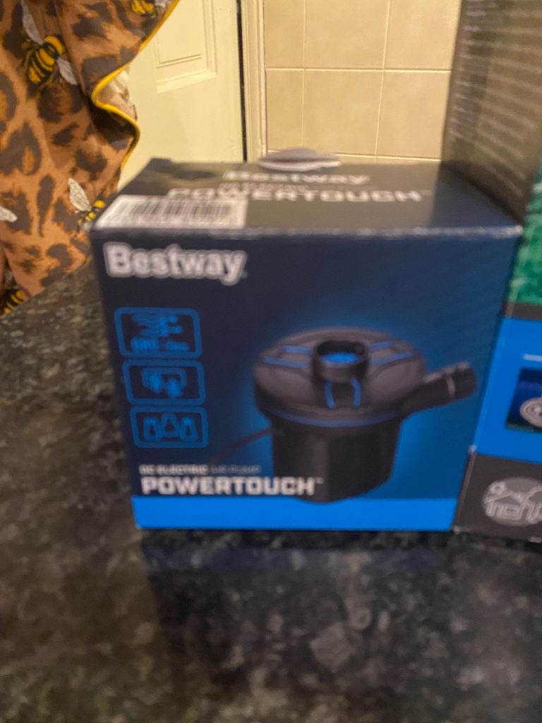 Bestway PowerTouch Air Bed Pump & Air Mattress – NEW