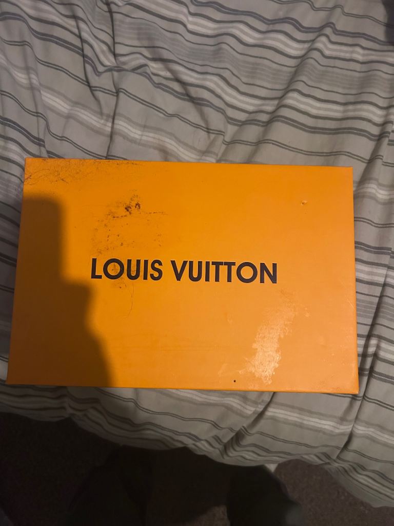 Louis Vuitton Trainers – Black and White, Fair Condition