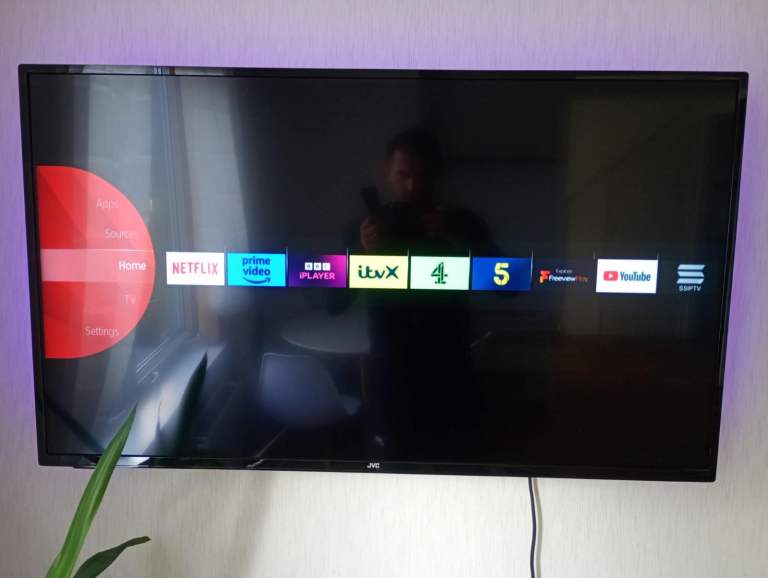 JVC Smart TV - Black, Good Condition