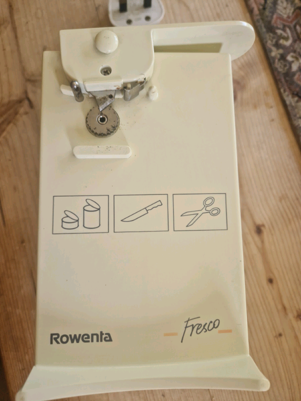 Electric Rowenta can opener with knife sharper in good working conidti