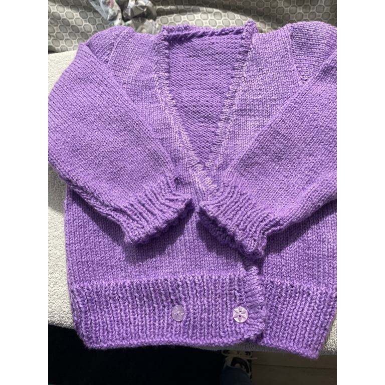 hand knitted cardigan 1-2 yrs old 