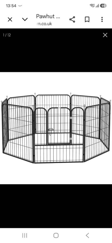 Pawhut Heavy duty puppy play pen