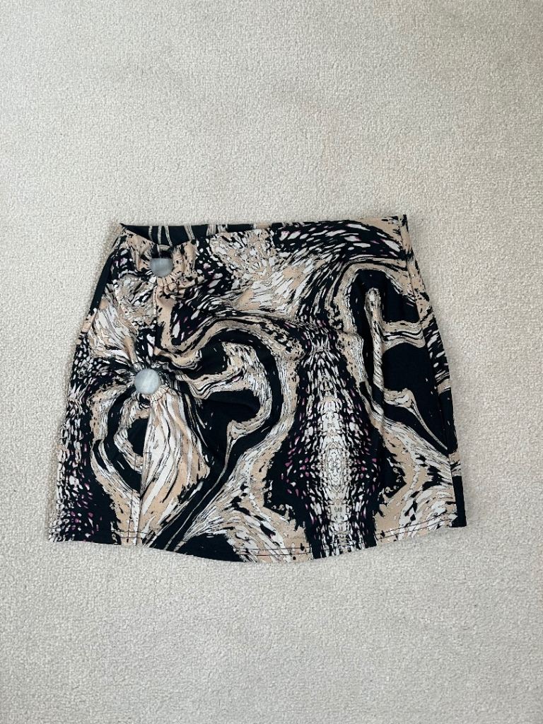 Urban Outfitters mini marble hoop skirt 